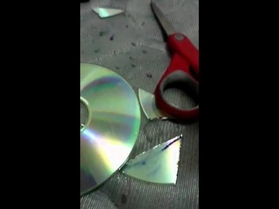 Hownto make a real cd ninja star