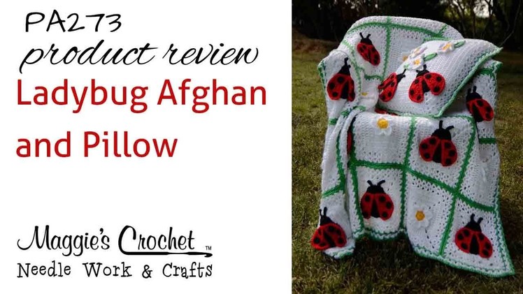 Ladybug Afghan and Pillow - Product Review PA273