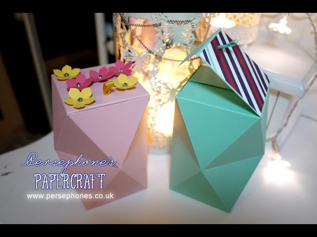 Large Double Layered Multifaceted Box | Stampin' Up UK with Persephone's Papercraft