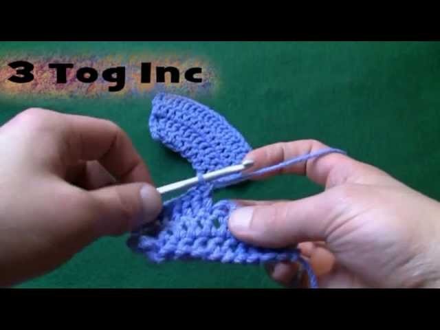 Left Hand: Crochet 2 Tog Increase Stitch