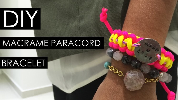 Macrame Paracord Bracelet
