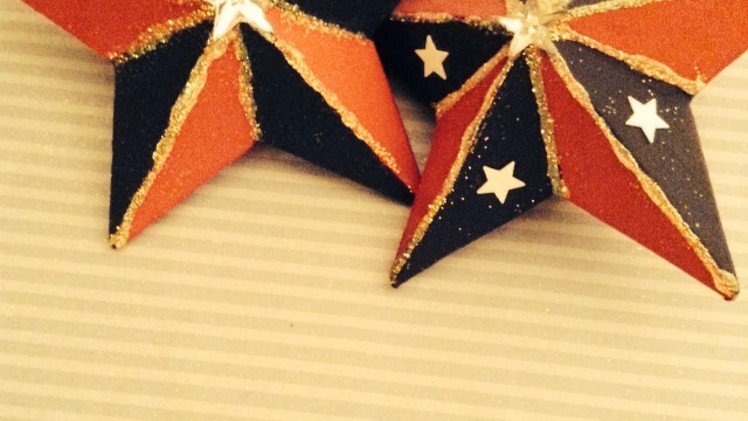 Make Pretty Patriotic Paper Mache Stars - DIY Home - Guidecentral
