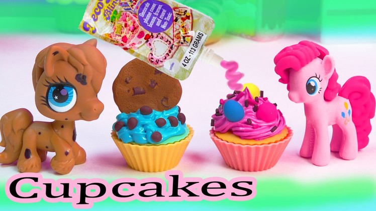 MLP Pinkie Pie My Little Pony Themed Cupcake Cookieswirlc Cookie Pony Clay Cupcakes DIY