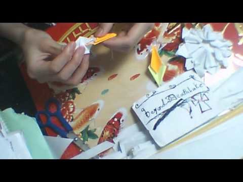Origami ep 11 : how to make a origami christmas hanging decoration