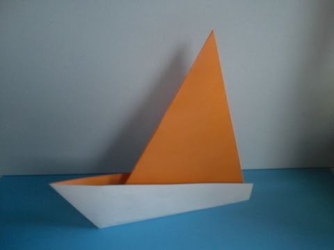 Origami: Sailboat