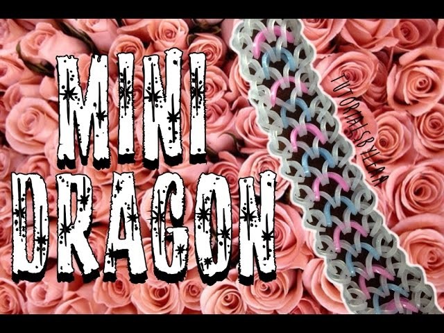 Rainbow Loom-Mini Dragon-Tutorial.How To|MADE ONLY ON A HOOK