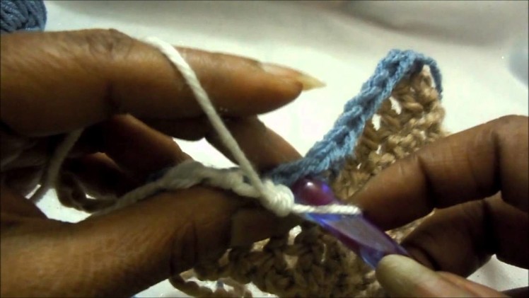 Reverse Single Crochet or Crab Stitch
