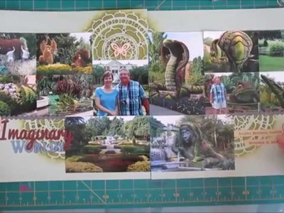 Scrapbook Process 2 Page Layout with 12 photos