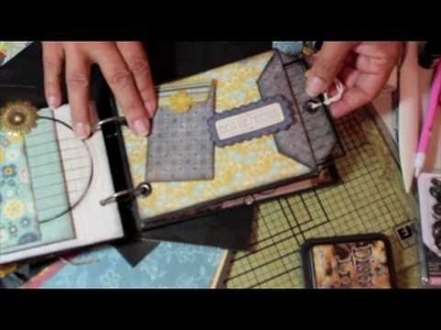 Scrapbooking How-To Make a Simple "Paper Bag Envelope Pocket" Mini featuring Graphic 45.m4v