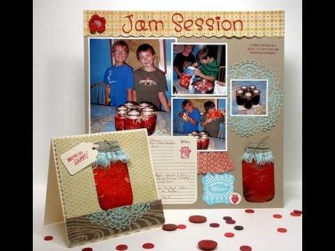 Squishy Card and Scrapbook Page