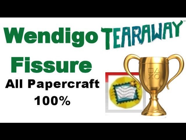 Tearaway PS VITA - 1080P - Wendigo Fissure - ALL Papercraft Locations!