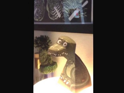 Thanks Gawker for linking to brusspup's  "Amazing T-Rex Illusion" papercraft. http:.gaw.kr.wB8ofCc