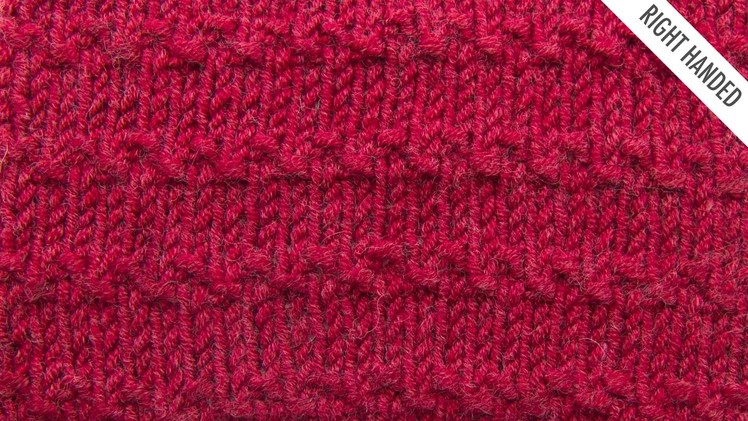 The Roman Stitch :: Knitting Stitch #525 :: Right Handed