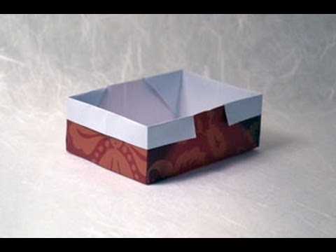 Traditional Origami Box Instructions: www.Origami-Fun.com