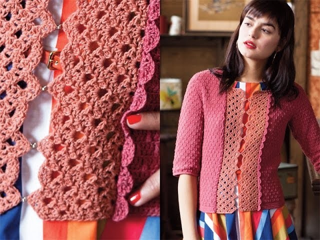 #17 Arcade Lace Cardi, Vogue Knitting Crochet 2013 Special Collector's Issue