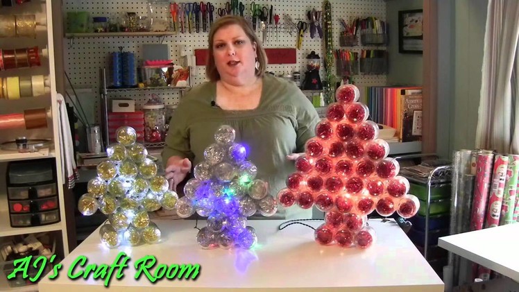 Baby Food Jar Christmas Trees - AJ's Craft Room