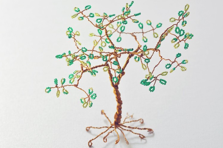 Beaded Wire Tree How to