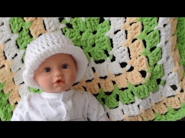 Bernat Baby Blanket - From the Middle: Part 2 - How to Crochet