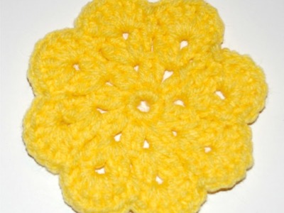 Crochet a Flower Coaster