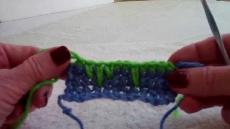 Crochet a Spike or Eyelash Stitch