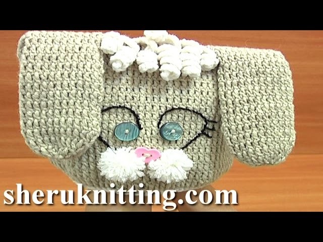 Crochet Hat for Kids Tutorial 1 Part 2 of 3 How to Crochet Bunny Hat With Long Ears