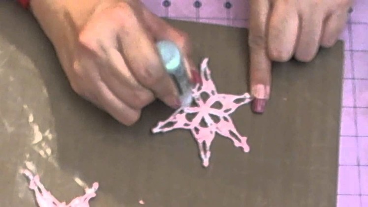 Crochet Snowflakes - changing the color