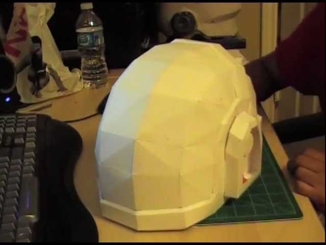 Daft Punk Guy Manuel Papercraft Helmet