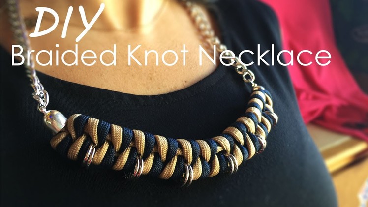 DIY Braided Knot Necklace