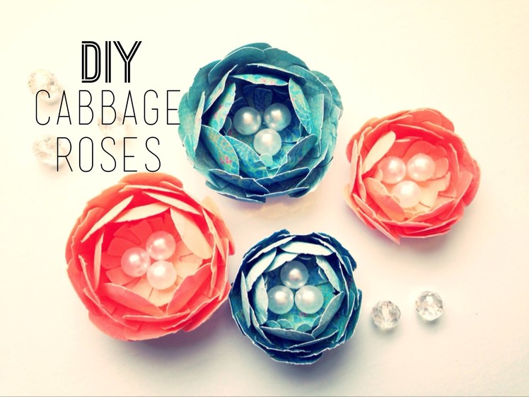 *DIY Cabbage Rose Flower Tutorial*