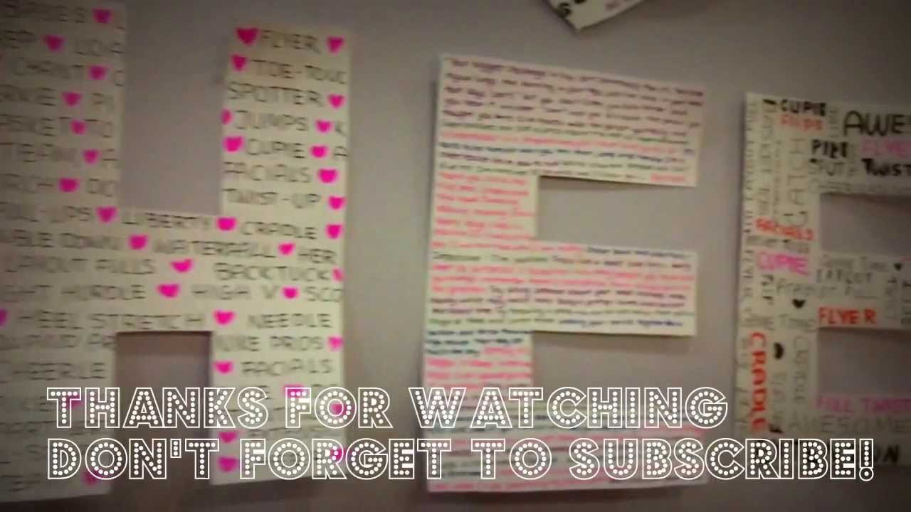 DIY Cheap And Easy Wall Message Decoration! (Bedroom,Dorm Room. .)