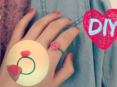 ☞DIY Crafts☜ How to Make a Flower Ring Out of Polymer Clay ⇒ Easy!