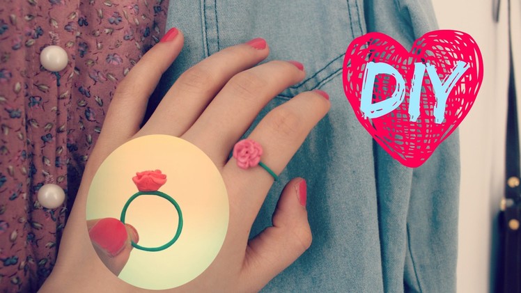 ☞DIY Crafts☜ How to Make a Flower Ring Out of Polymer Clay ⇒ Easy!