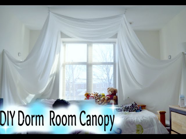 DIY: Dorm Room Canopy Tutorial