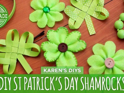 DIY Easy St. Patrick's Day Shamrocks - HGTV Handmade