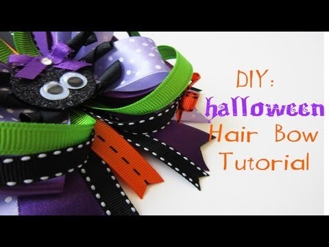 DIY: Halloween Hair Bow and GIVEAWAY [CLOSED] (Day 1: Halloween week)
