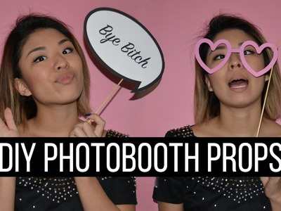 ✂ DIY Photobooth Props + FREE PRINTOUTS
