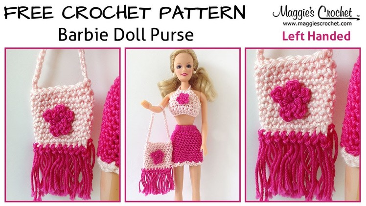 Doll Purse Free Crochet Pattern - Left Handed