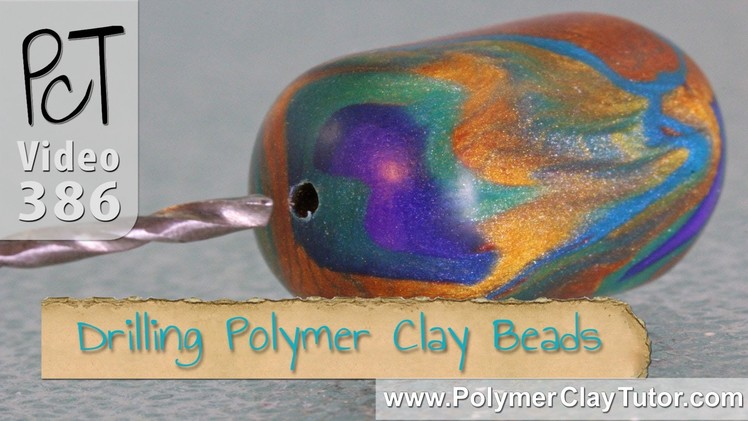 Drilling Polymer Clay Beads