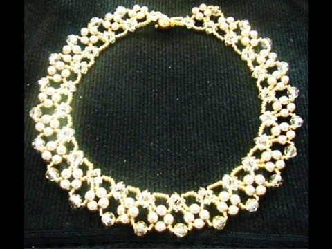 Elegant Beaded Swarovski Necklace