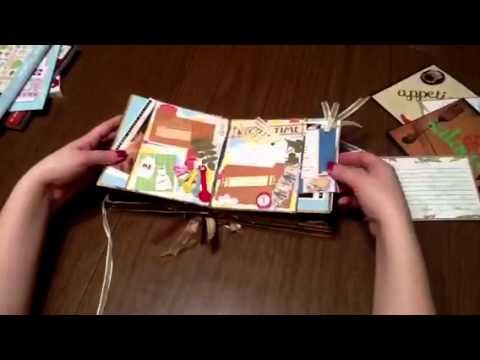 Family Recipe mini  Scrapbook