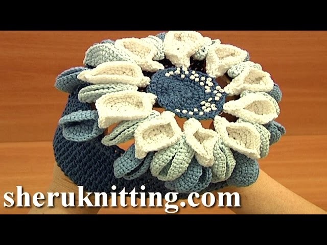 Flower Hat for Girls Tutorial 8 Crochet Hat Designs