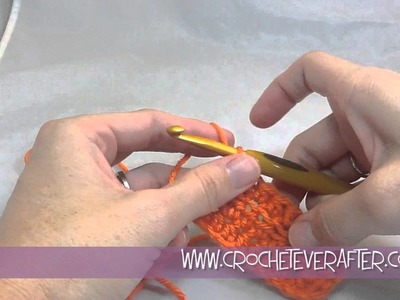 Half Double Crochet Tutorial #5: HDC In The Back Loop Only