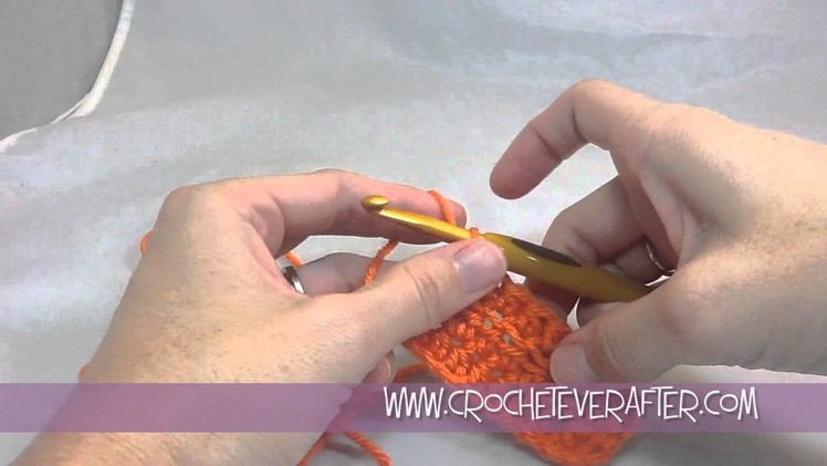 Half Double Crochet Tutorial #5: HDC In The Back Loop Only