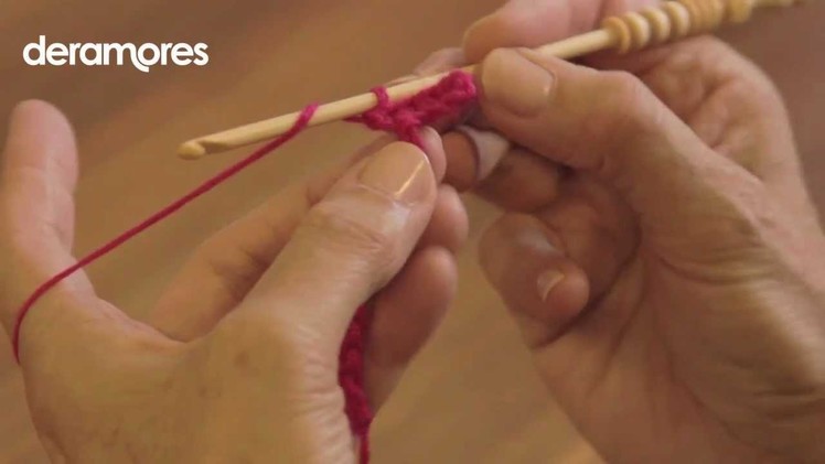 Half Treble Crochet Stitch- Deramores Crochet Tutorial