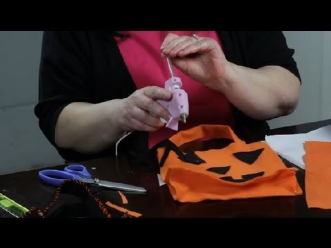 Handmade Halloween Felt Bag : Felt Craft Projects