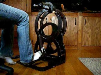 Handmade spinning wheel
