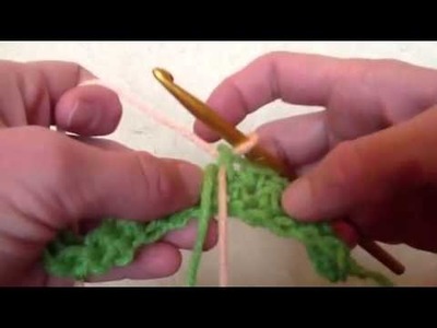 How to change colors in single crochet