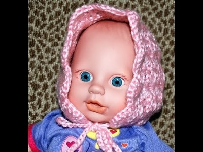 How to Crochet a Baby Bonnet Part II