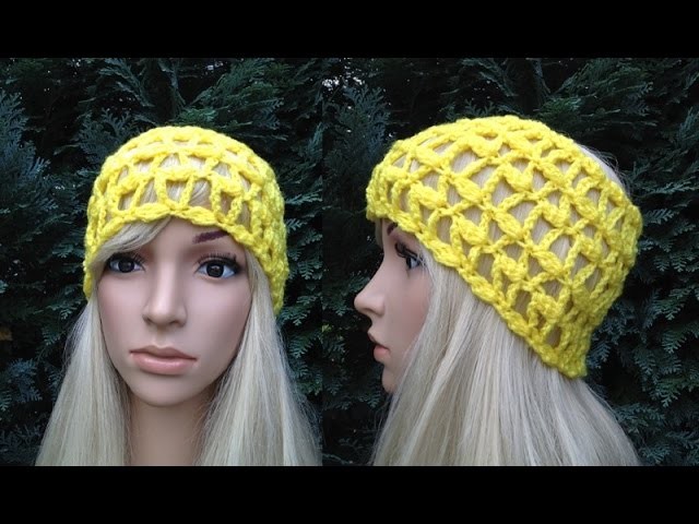 How to Crochet Earwarmers. Headband Pattern #13 │by ThePatterfamily