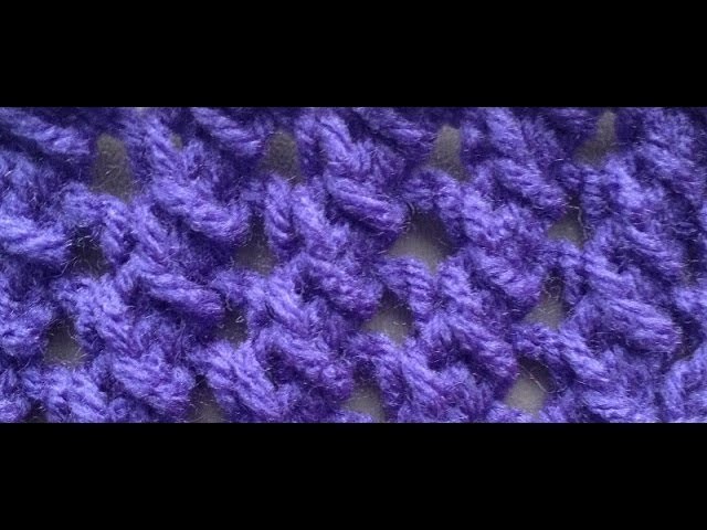 How to Knit the Crow's Foot Stitch by ThePatterfamily